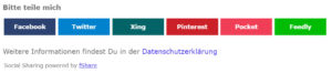 fShare Buttons im Einsatz